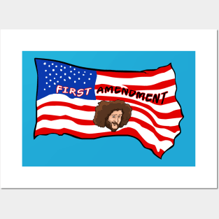 American Flag First Amendment Posters and Art